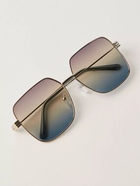 Free People Long Island Oversized Square Sunglasses